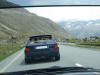 Lancia Delta Integrale EVO Blu Madras on the road